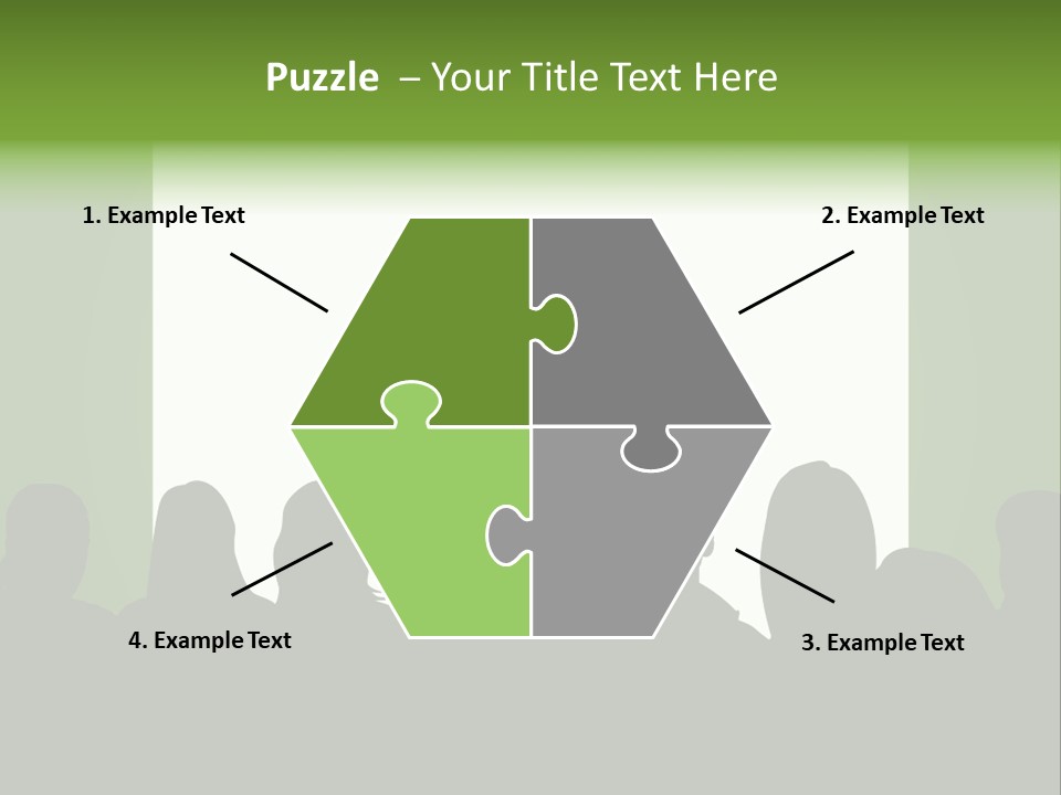 A Group Of People Standing In Front Of A White Screen PowerPoint Template