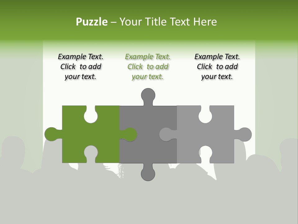 A Group Of People Standing In Front Of A White Screen PowerPoint Template