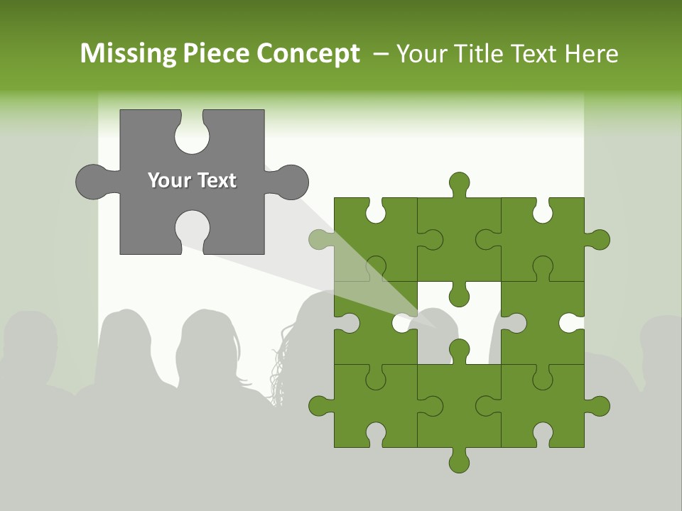 A Group Of People Standing In Front Of A White Screen PowerPoint Template