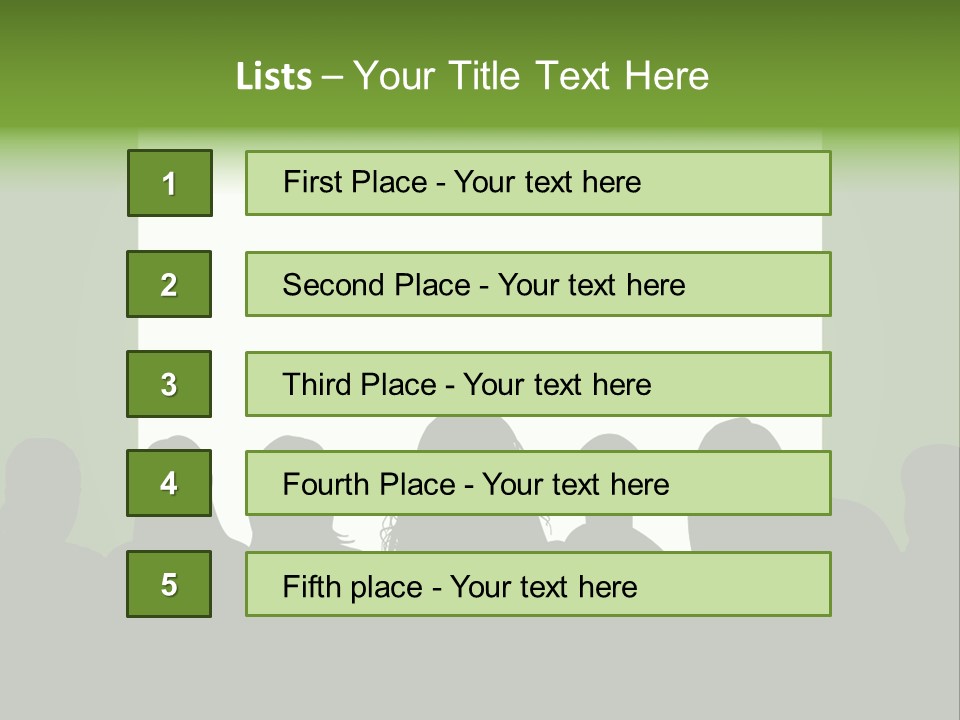 A Group Of People Standing In Front Of A White Screen PowerPoint Template