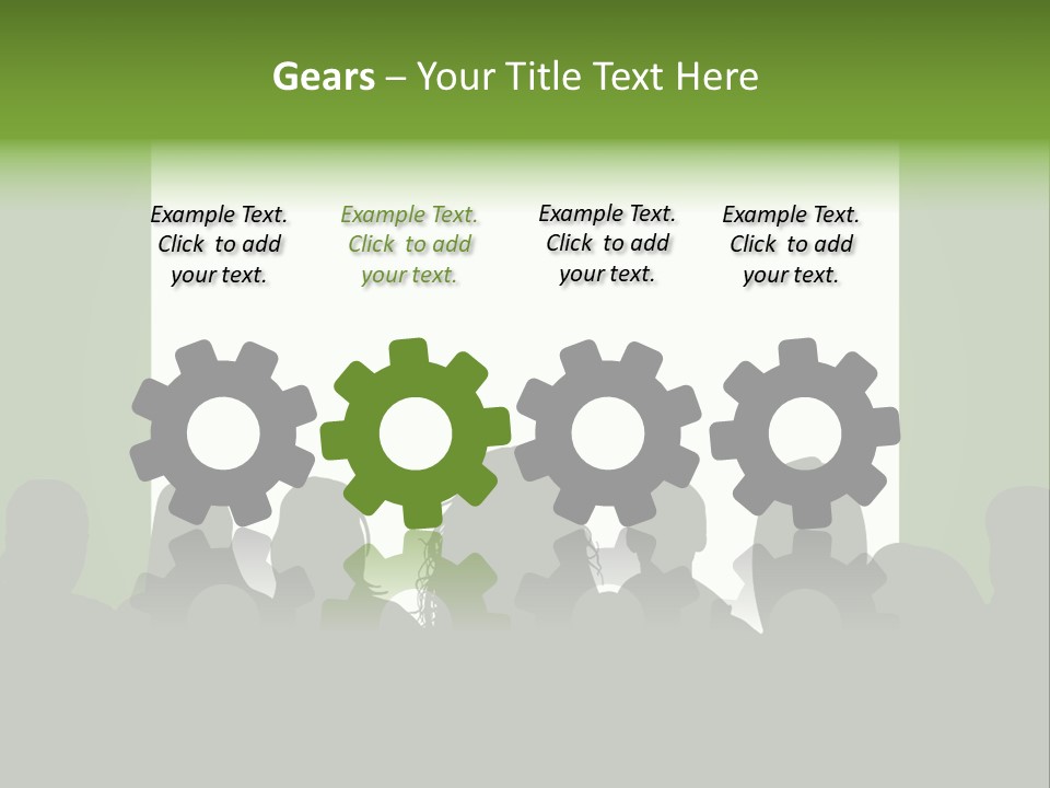 A Group Of People Standing In Front Of A White Screen PowerPoint Template