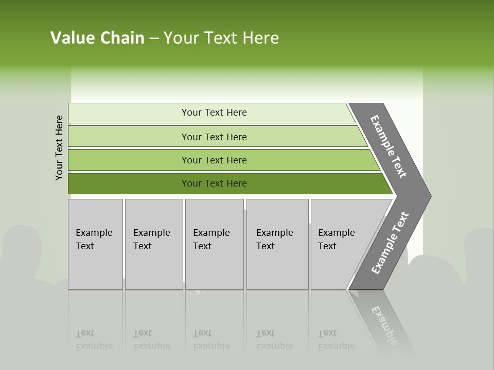 A Group Of People Standing In Front Of A White Screen PowerPoint Template