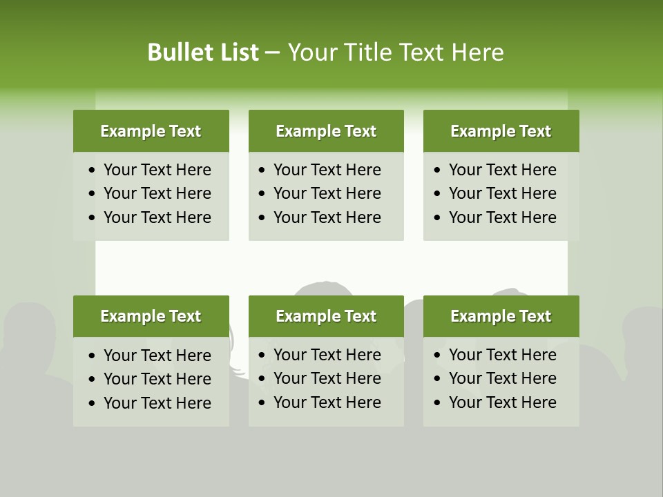 A Group Of People Standing In Front Of A White Screen PowerPoint Template
