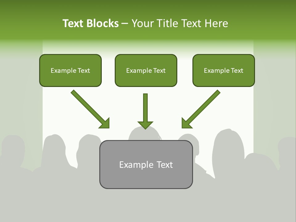 A Group Of People Standing In Front Of A White Screen PowerPoint Template