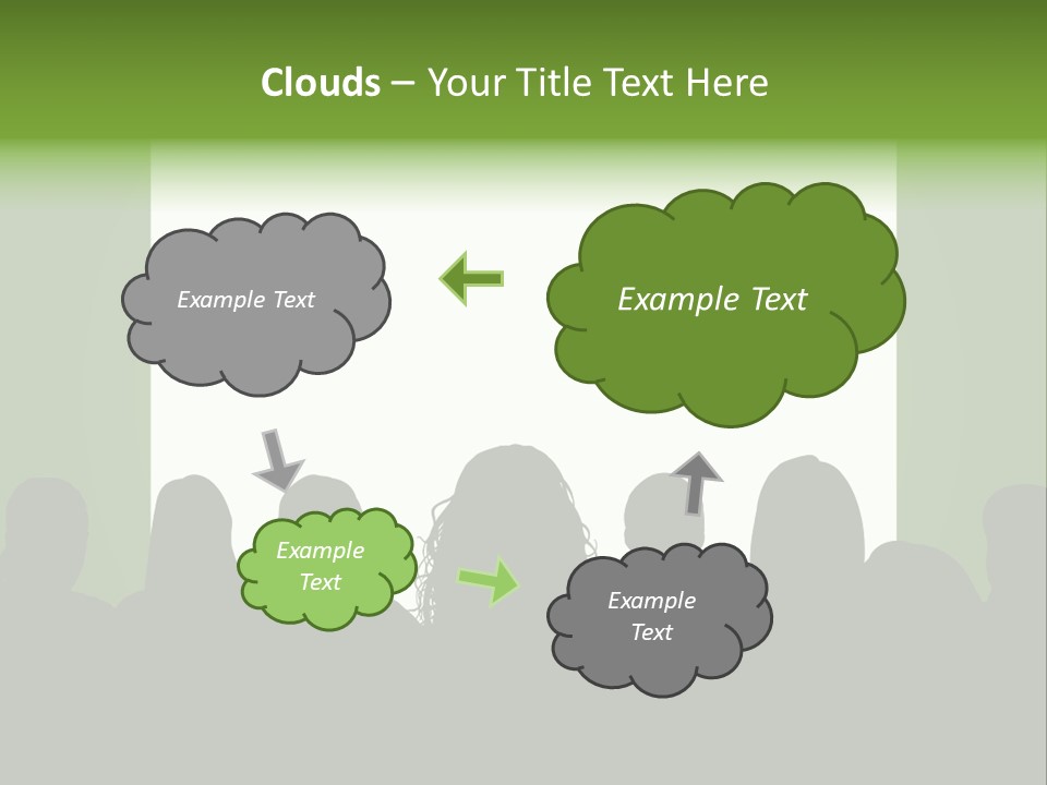 A Group Of People Standing In Front Of A White Screen PowerPoint Template