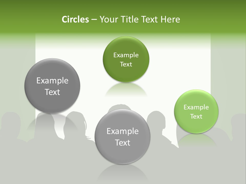 A Group Of People Standing In Front Of A White Screen PowerPoint Template