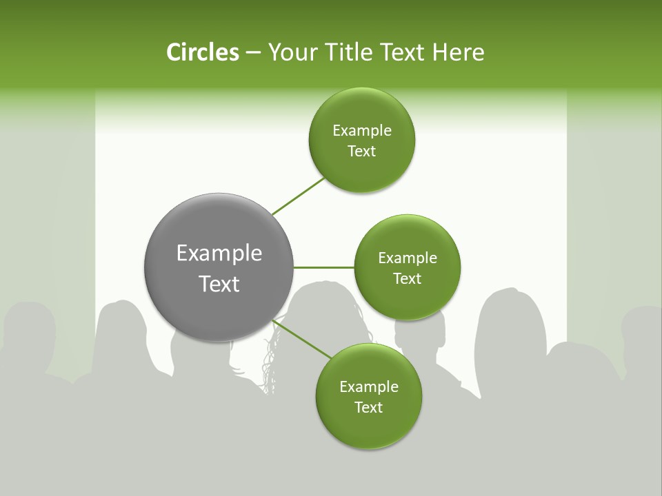 A Group Of People Standing In Front Of A White Screen PowerPoint Template