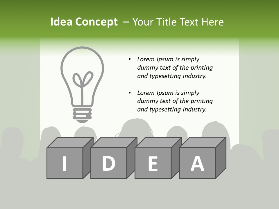 A Group Of People Standing In Front Of A White Screen PowerPoint Template