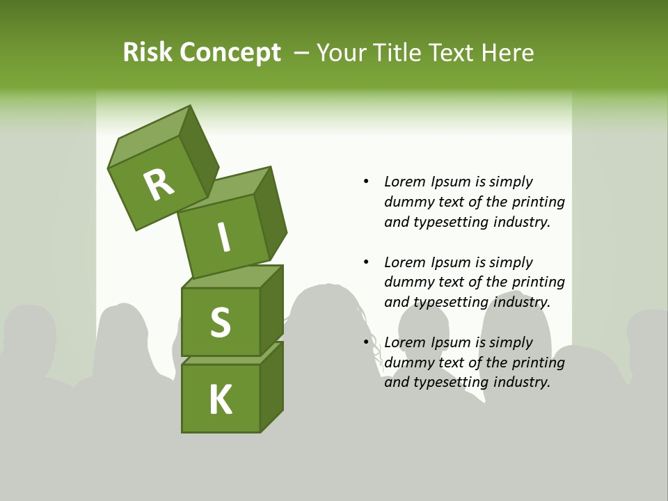 A Group Of People Standing In Front Of A White Screen PowerPoint Template