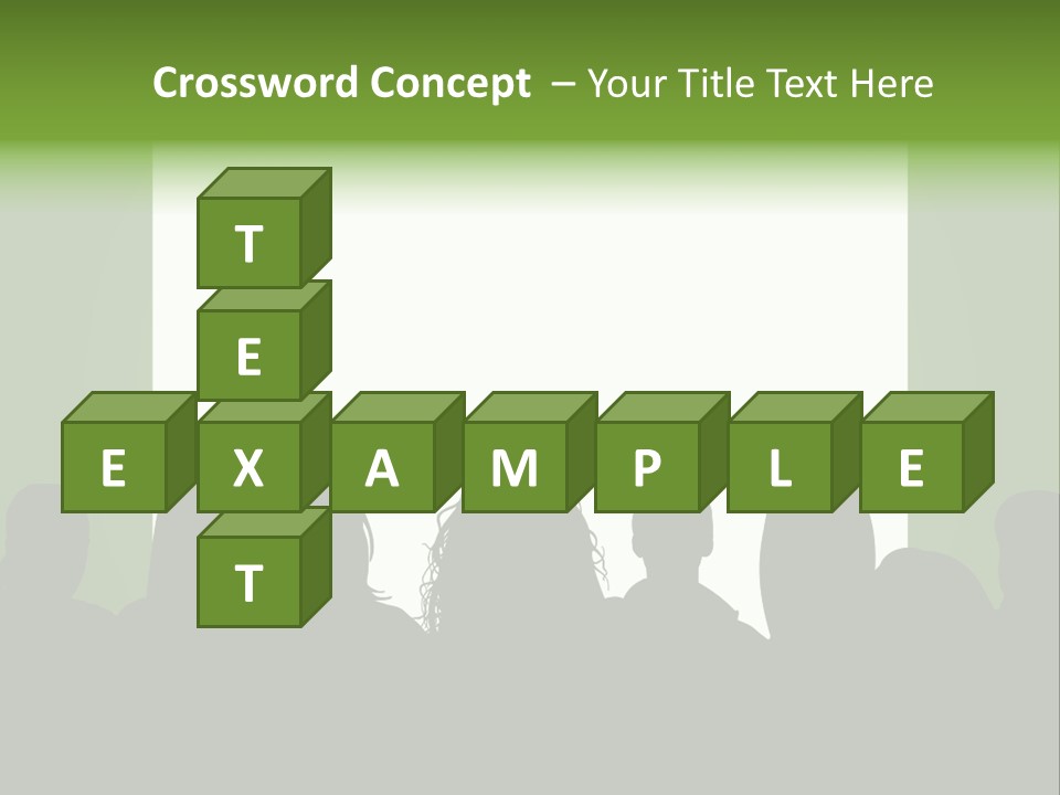 A Group Of People Standing In Front Of A White Screen PowerPoint Template