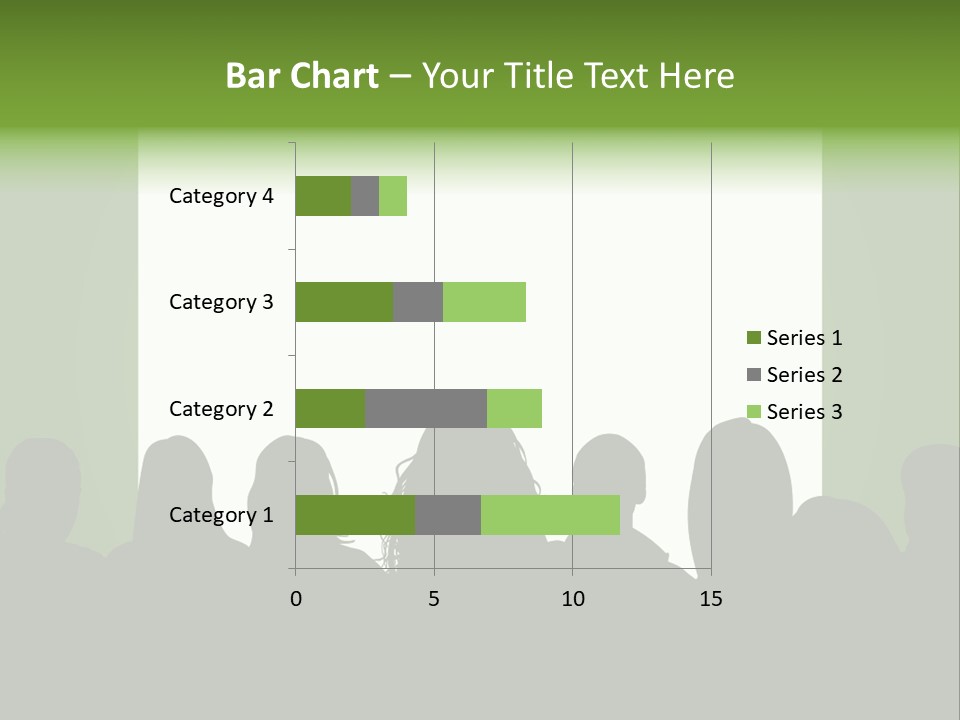A Group Of People Standing In Front Of A White Screen PowerPoint Template