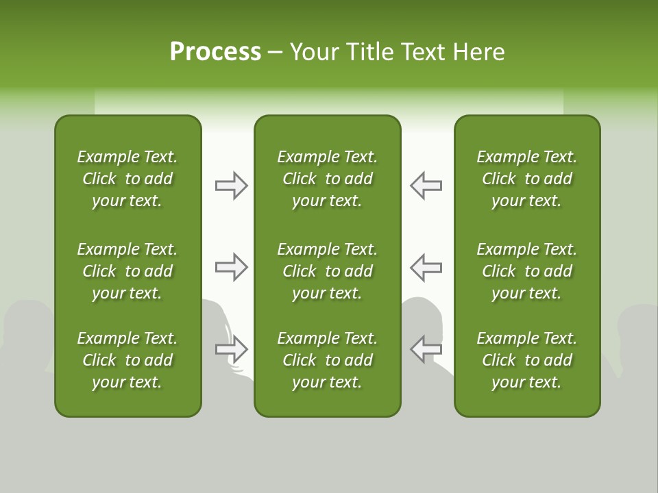 A Group Of People Standing In Front Of A White Screen PowerPoint Template