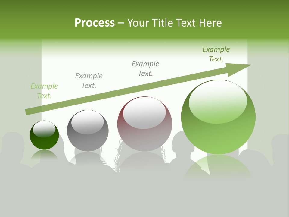 A Group Of People Standing In Front Of A White Screen PowerPoint Template