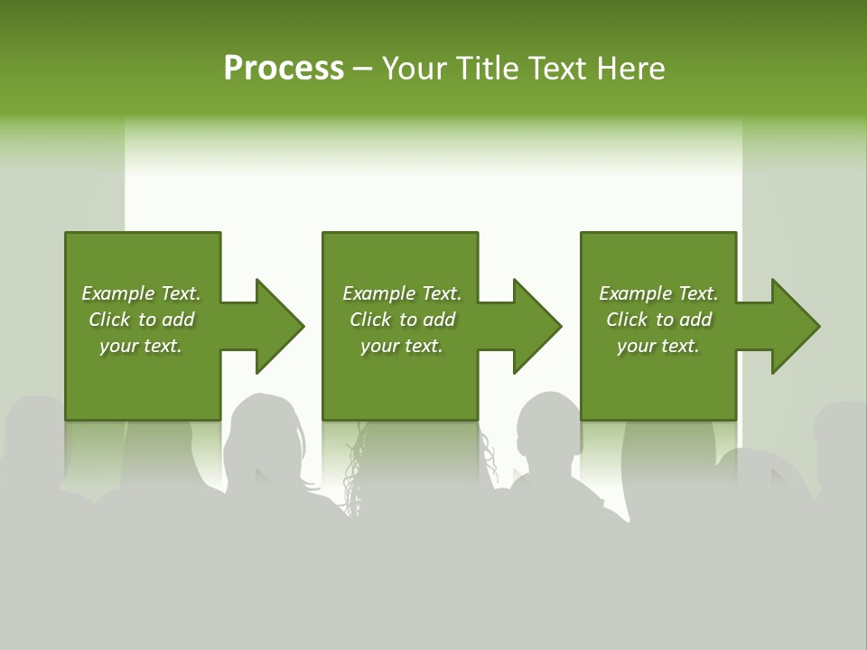 A Group Of People Standing In Front Of A White Screen PowerPoint Template