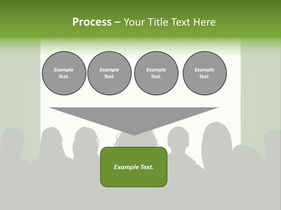 A Group Of People Standing In Front Of A White Screen PowerPoint Template