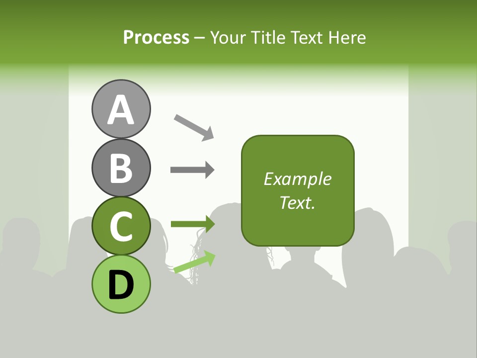 A Group Of People Standing In Front Of A White Screen PowerPoint Template
