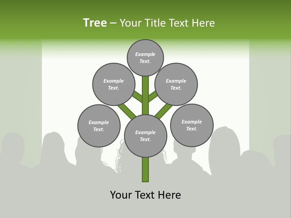 A Group Of People Standing In Front Of A White Screen PowerPoint Template