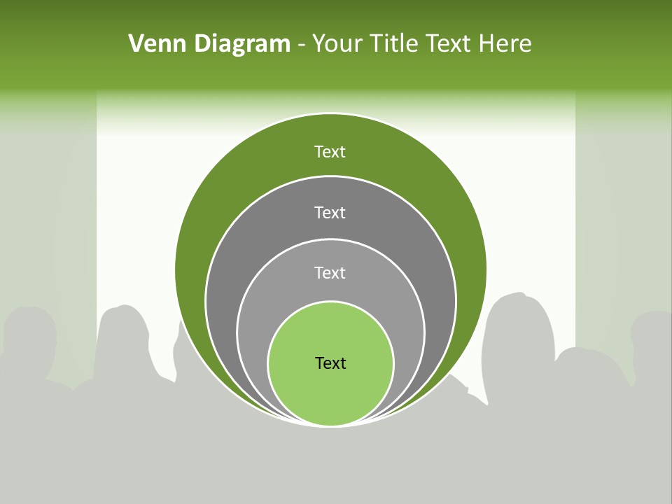 A Group Of People Standing In Front Of A White Screen PowerPoint Template