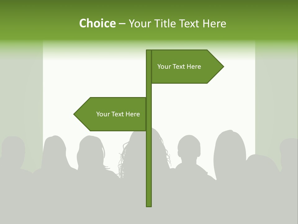 A Group Of People Standing In Front Of A White Screen PowerPoint Template