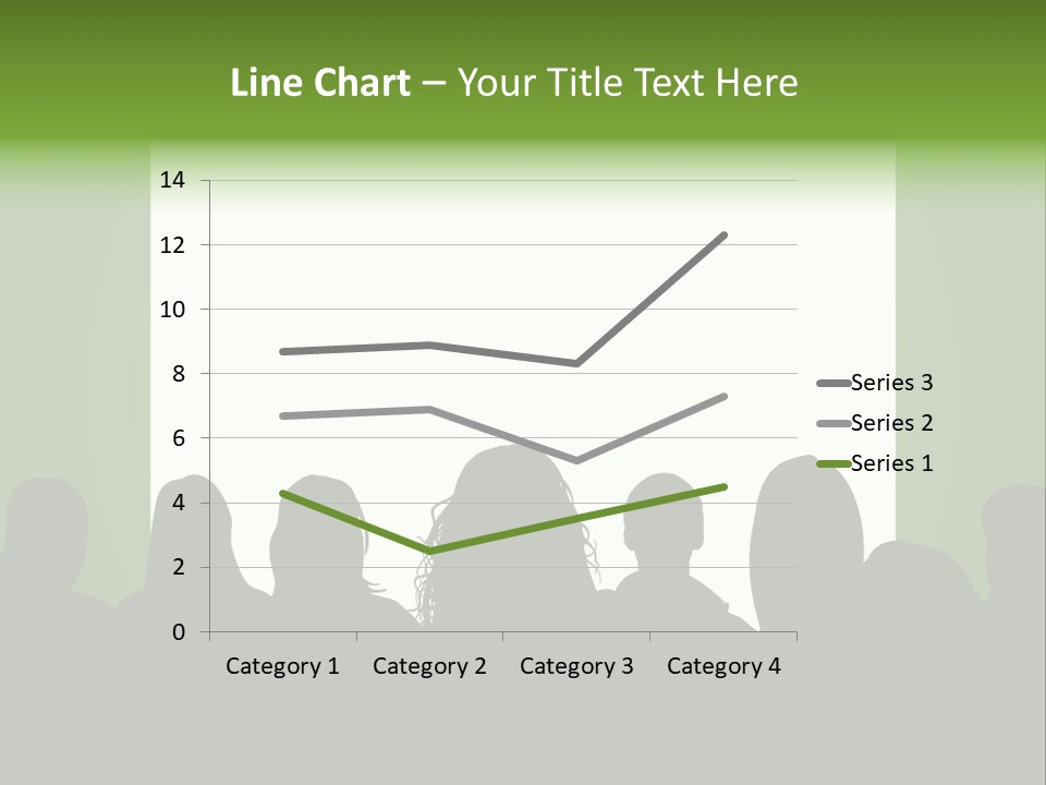 A Group Of People Standing In Front Of A White Screen PowerPoint Template