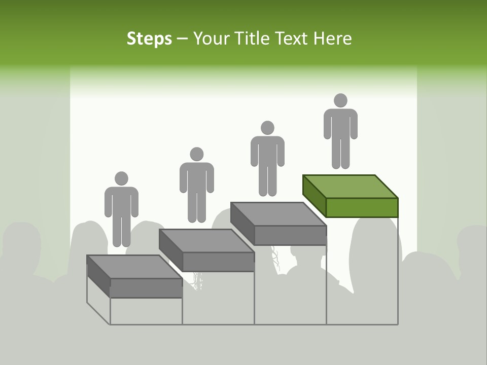 A Group Of People Standing In Front Of A White Screen PowerPoint Template