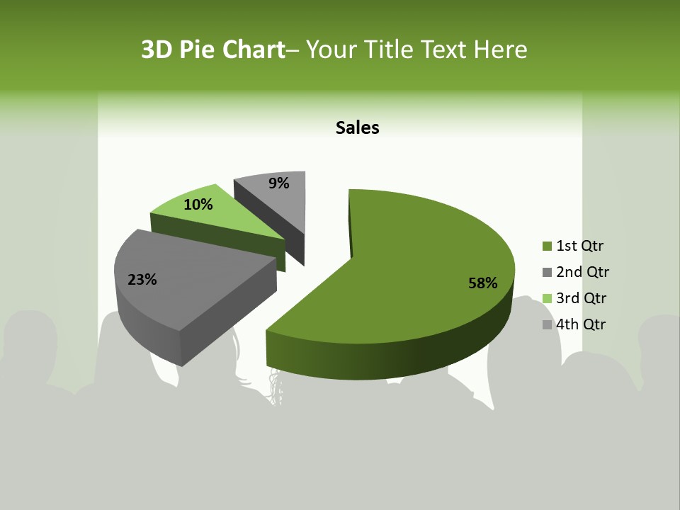 A Group Of People Standing In Front Of A White Screen PowerPoint Template