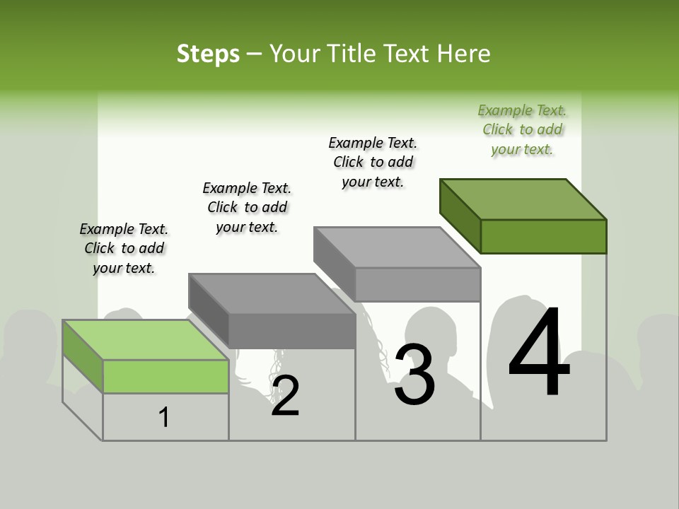 A Group Of People Standing In Front Of A White Screen PowerPoint Template