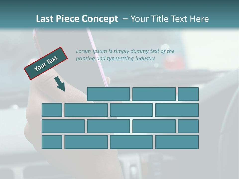 Vehicle Vertical Tail Gate PowerPoint Template