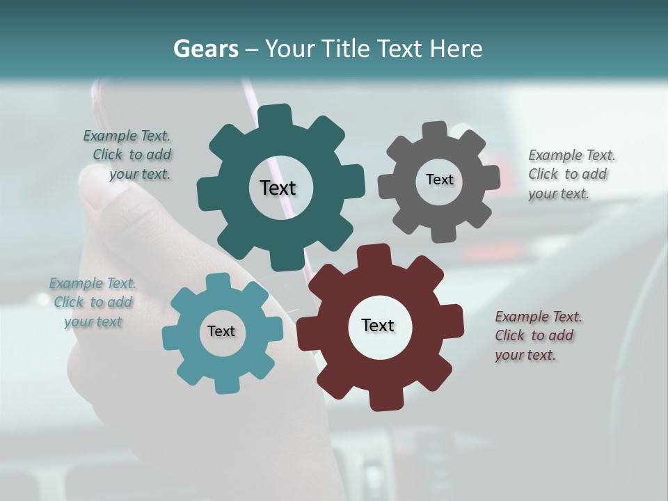 Vehicle Vertical Tail Gate PowerPoint Template