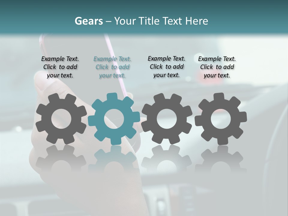 Vehicle Vertical Tail Gate PowerPoint Template