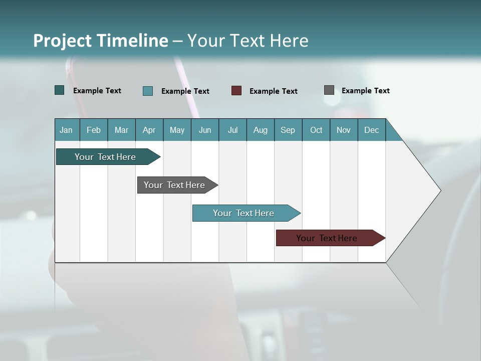 Vehicle Vertical Tail Gate PowerPoint Template