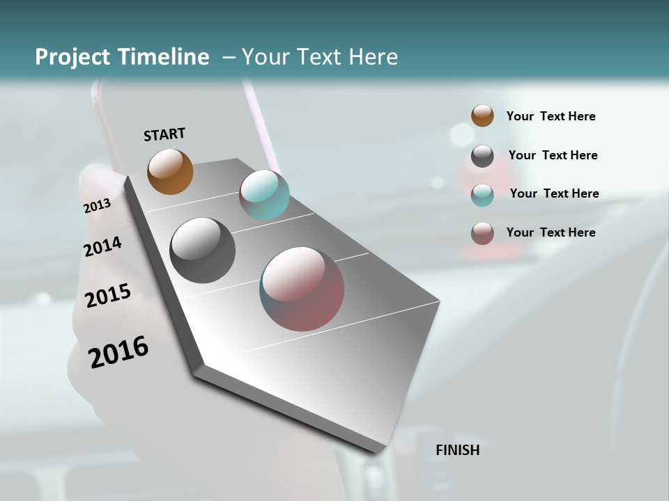 Vehicle Vertical Tail Gate PowerPoint Template