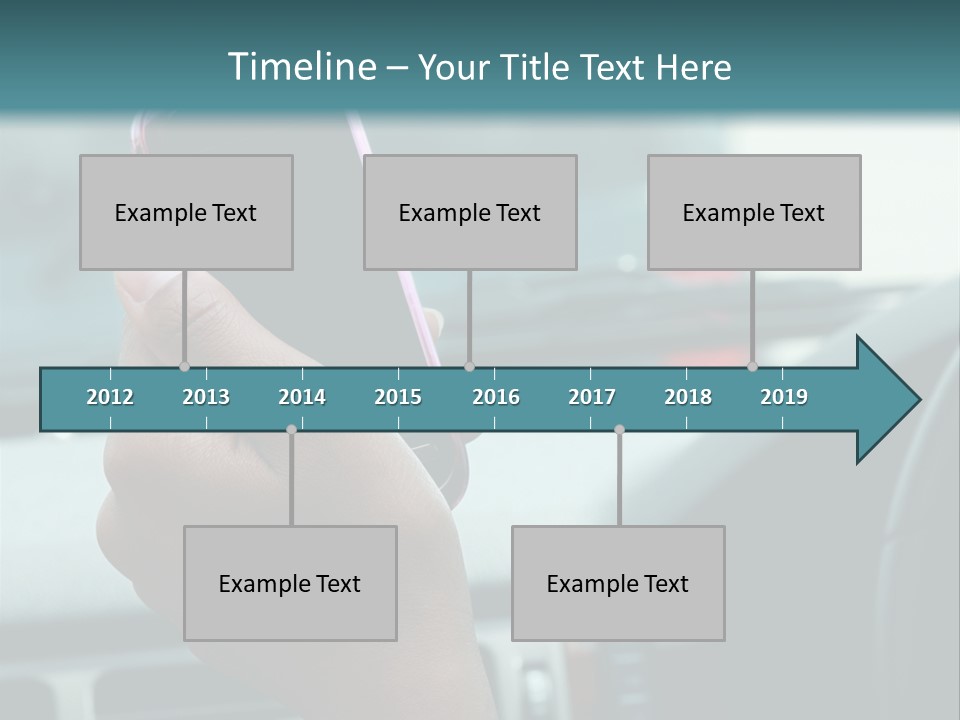 Vehicle Vertical Tail Gate PowerPoint Template