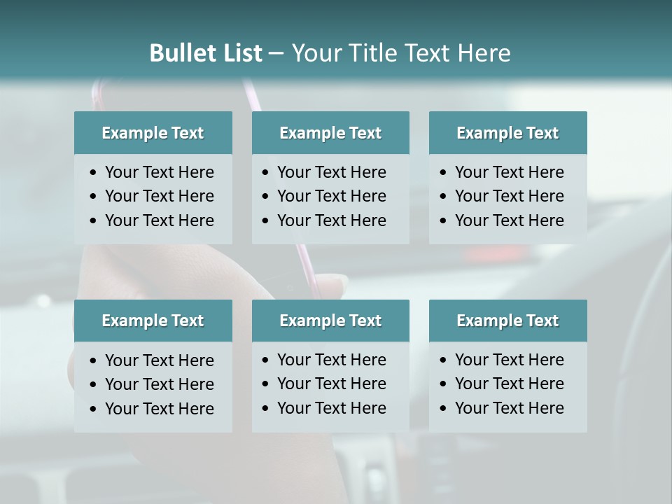 Vehicle Vertical Tail Gate PowerPoint Template