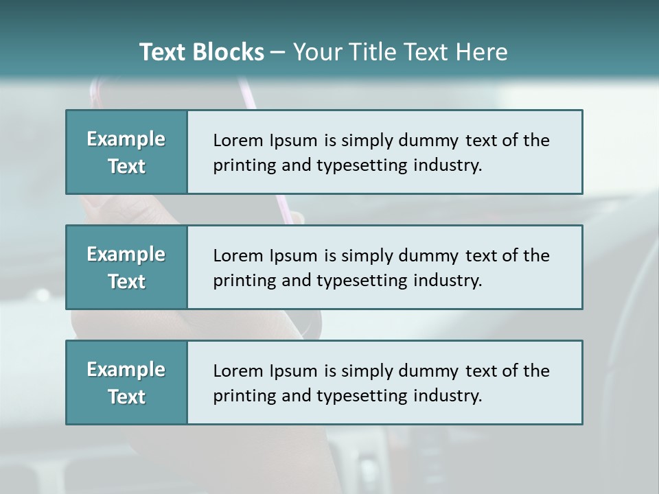 Vehicle Vertical Tail Gate PowerPoint Template