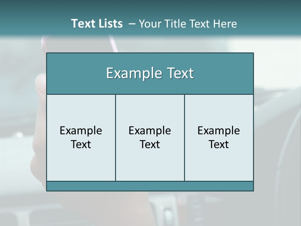 Vehicle Vertical Tail Gate PowerPoint Template