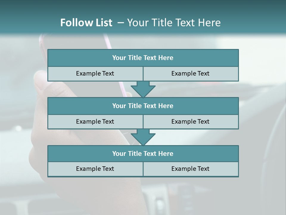 Vehicle Vertical Tail Gate PowerPoint Template