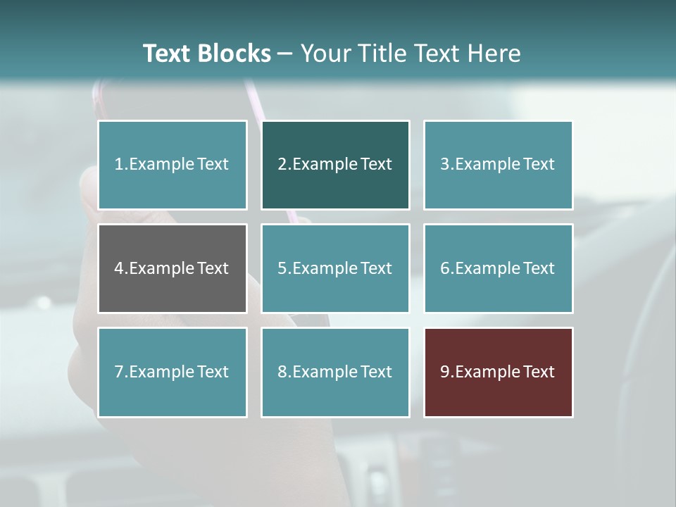 Vehicle Vertical Tail Gate PowerPoint Template