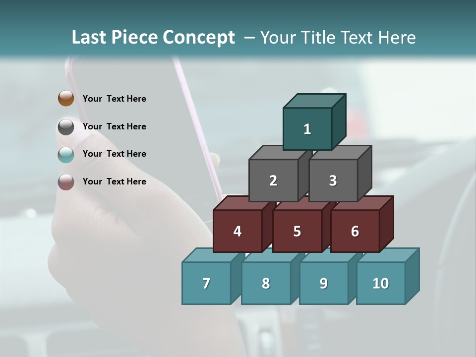 Vehicle Vertical Tail Gate PowerPoint Template