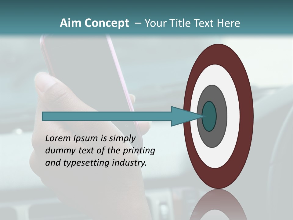 Vehicle Vertical Tail Gate PowerPoint Template