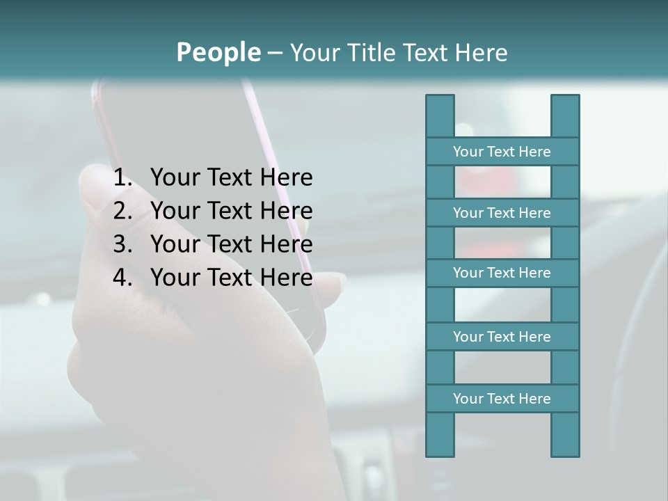 Vehicle Vertical Tail Gate PowerPoint Template