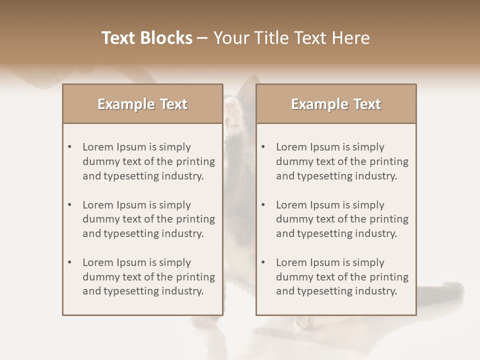 Horizontal Pin Cooked PowerPoint Template