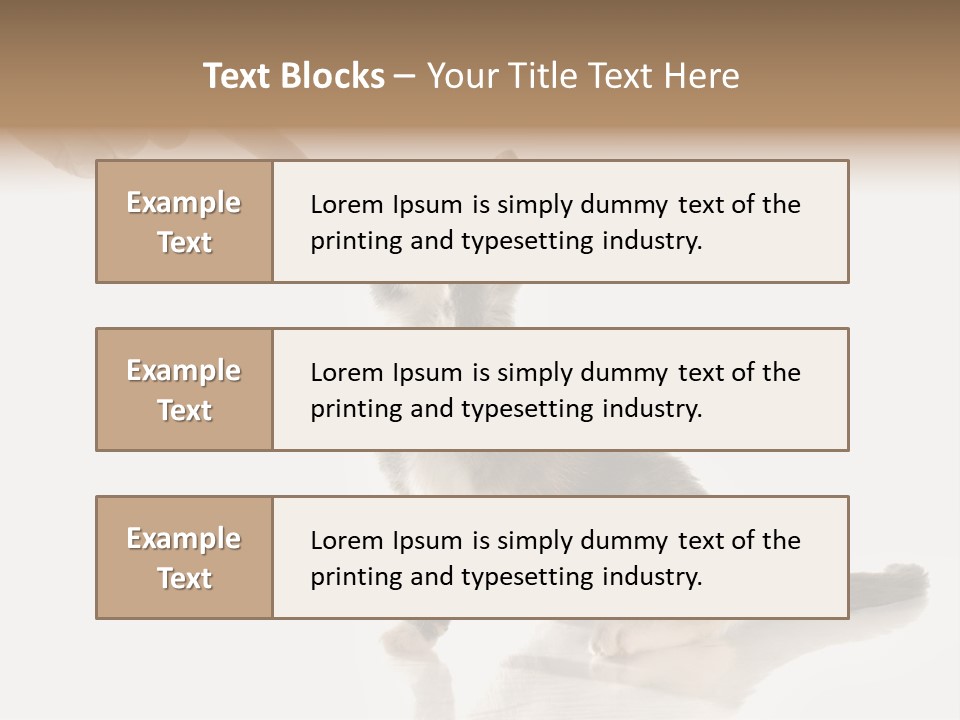 Horizontal Pin Cooked PowerPoint Template