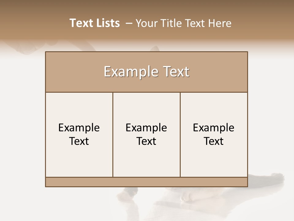 Horizontal Pin Cooked PowerPoint Template
