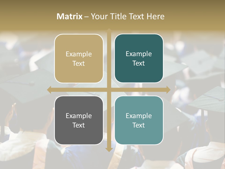 Gown Board Square PowerPoint Template