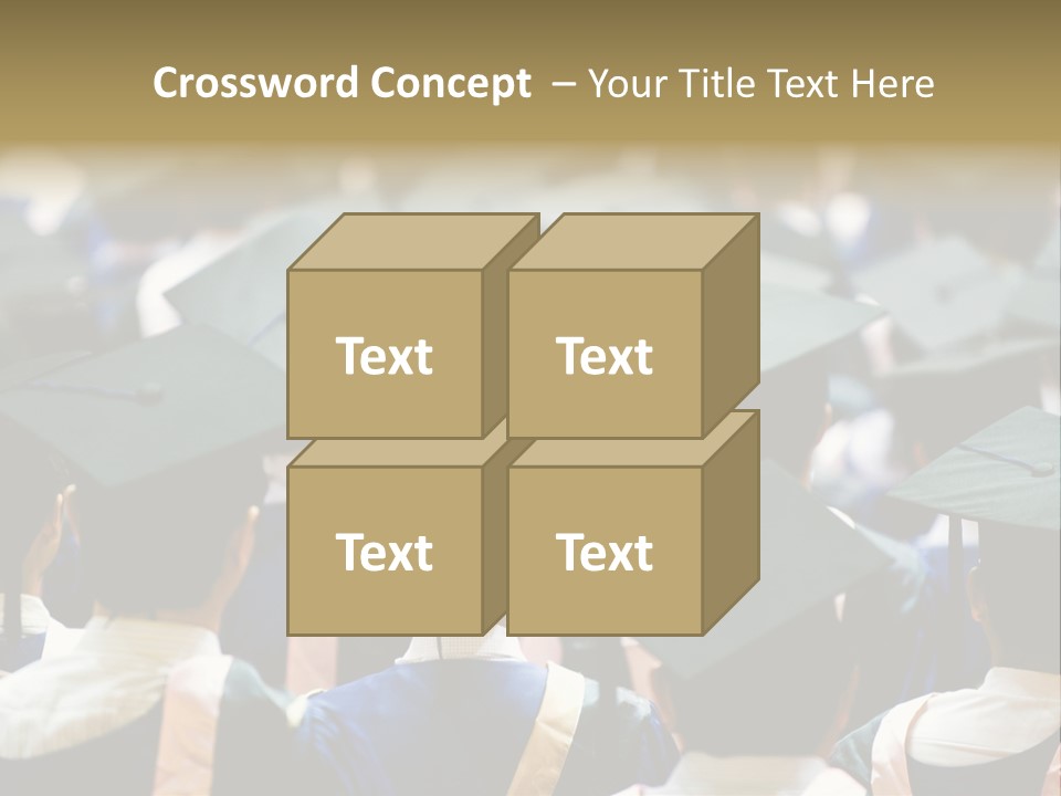 Gown Board Square PowerPoint Template