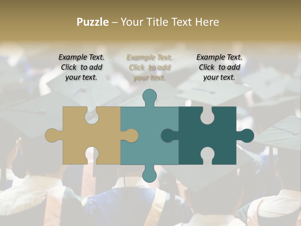 Gown Board Square PowerPoint Template