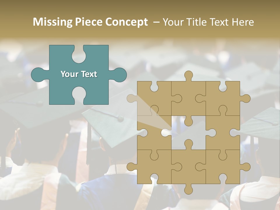 Gown Board Square PowerPoint Template