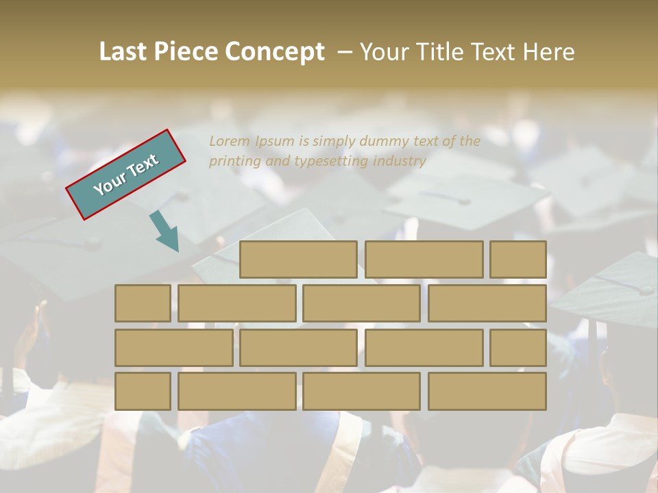 Gown Board Square PowerPoint Template