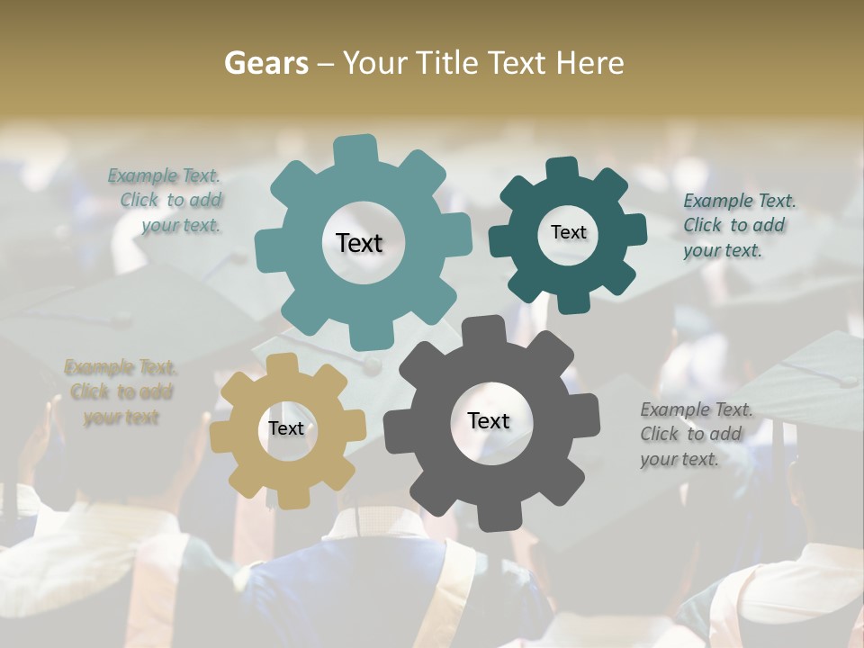 Gown Board Square PowerPoint Template